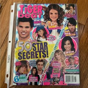 Tiger Beat Magazine 2009- Justin Bieber, Taylor Swift, Selena Gomez, Twilight